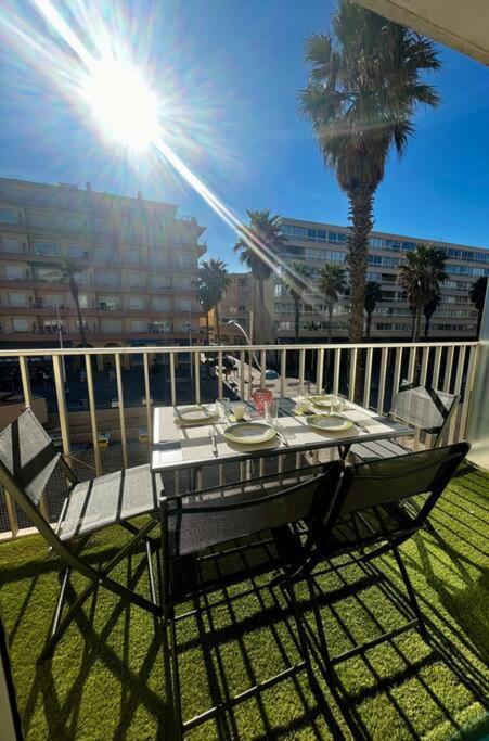 Appartement 20 Mts Plage, Pl Mediterranee, Vue Mer Parking Canet-en-Roussillon Exterior foto