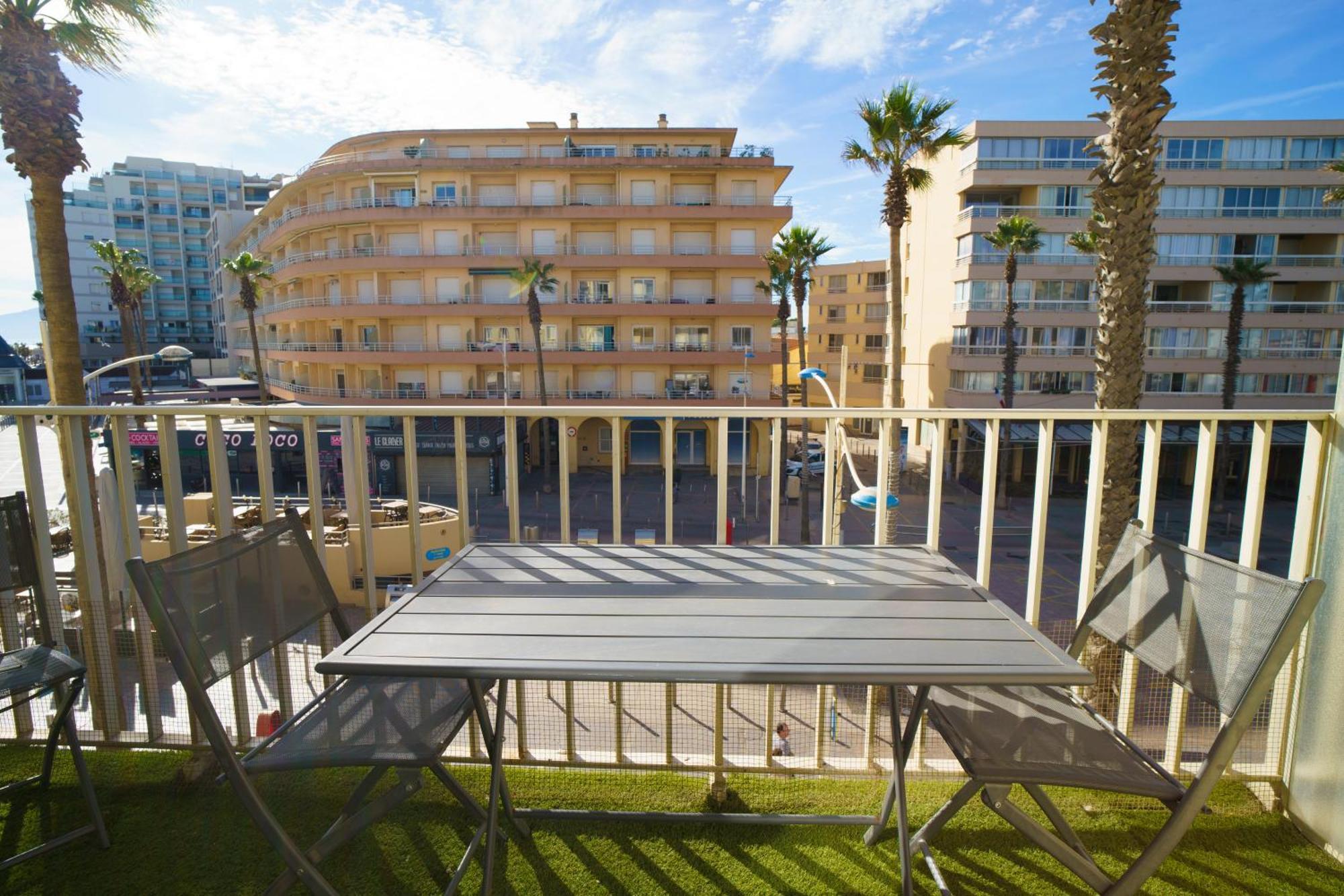 Appartement 20 Mts Plage, Pl Mediterranee, Vue Mer Parking Canet-en-Roussillon Exterior foto